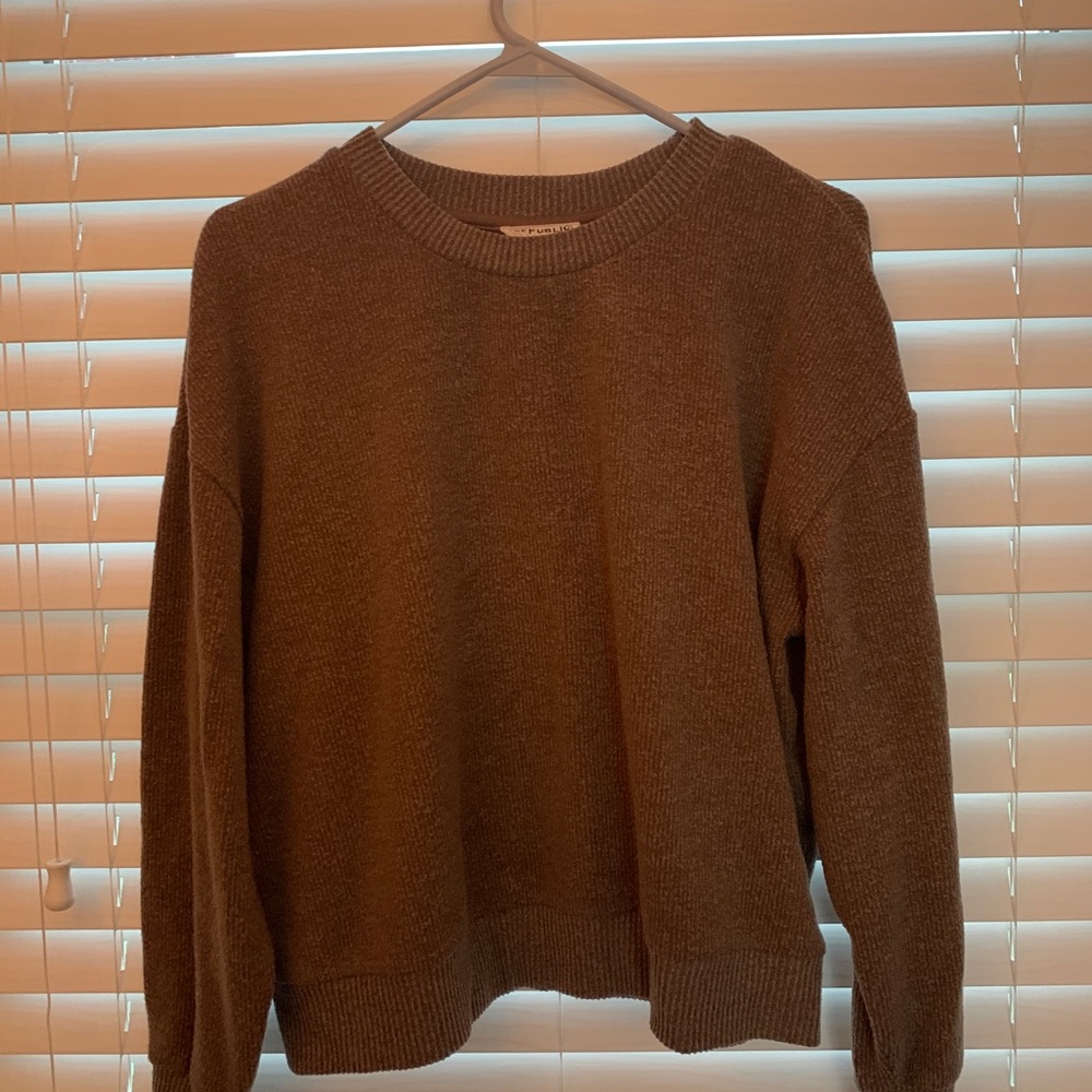 Brown sweater